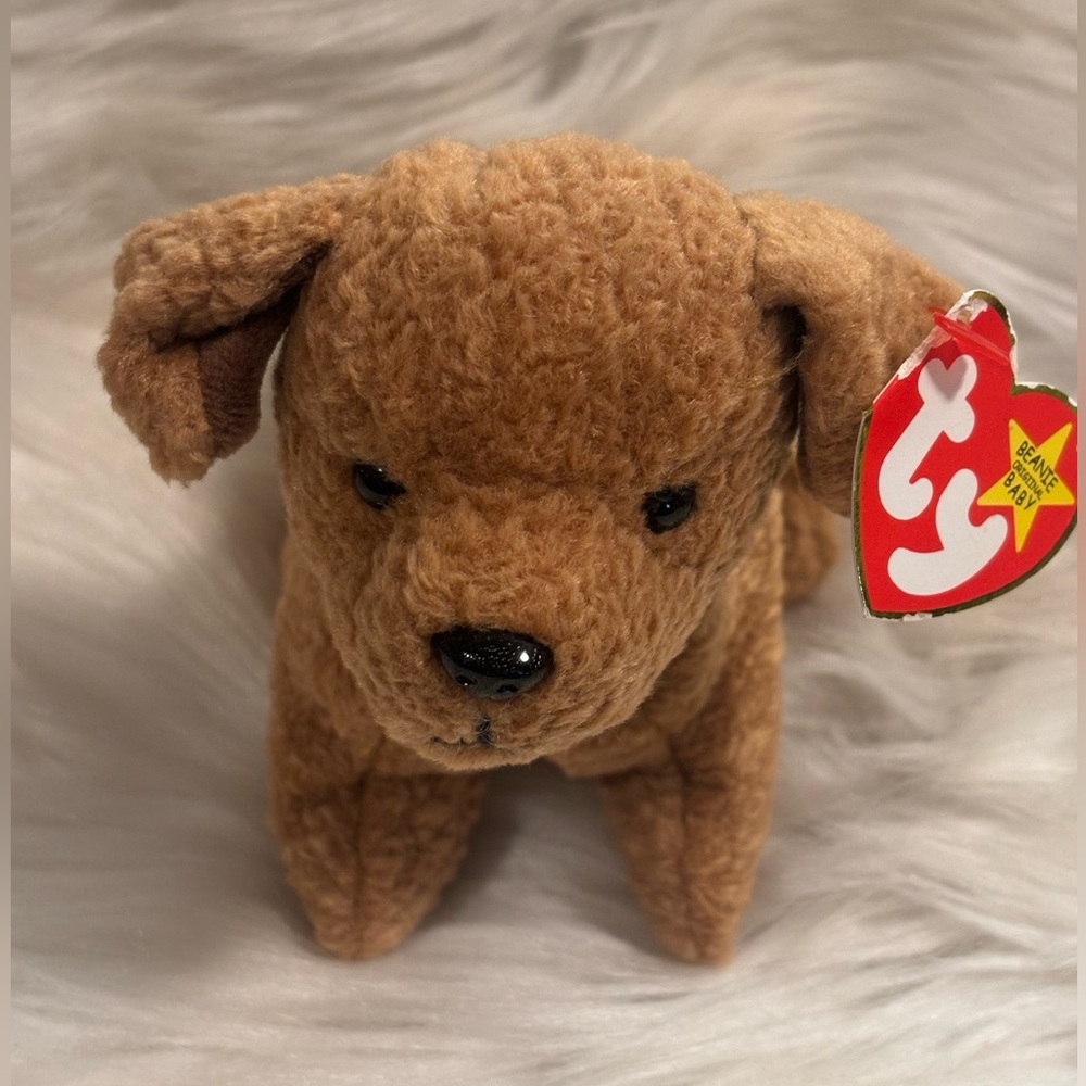 RARE *RETIRED * VINTAGE *TY Beanie Babies TUFFY with ERRORS
